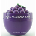 fruit shaped cosmetic pp cream jar